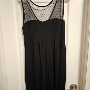 Torrid Black and Lace Plus Size Dress